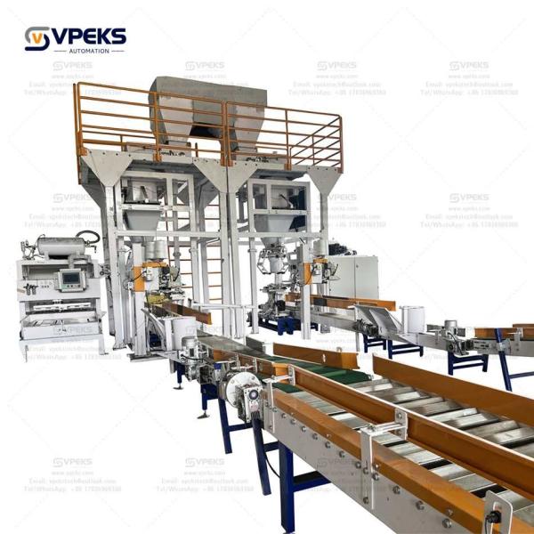 Industrial 10-50 Bags/min Soil Automated Bagging Packing Machine