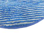 Microfiber Twist Yarn Round Shape Cart Polishing Refill Pad 48cm Dia Grey
