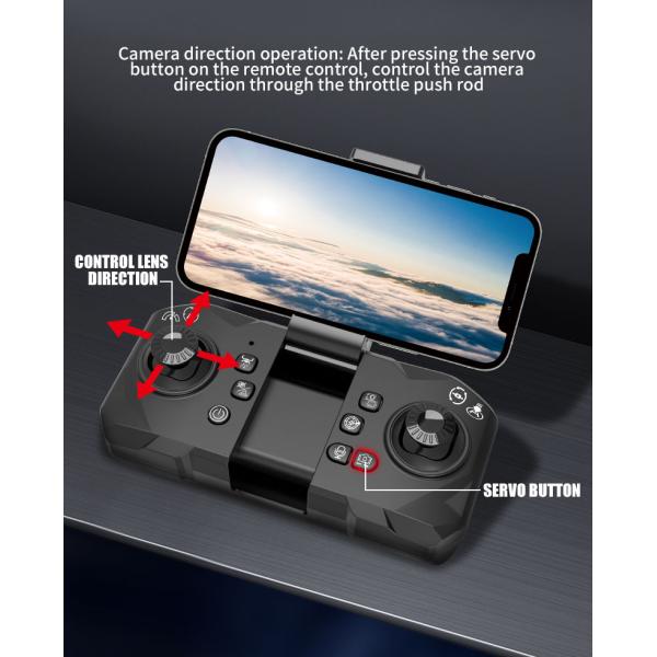 Foldable Drones Toys Rc 5g Wifi Fpv Dron Quadcopter Toys Camera Helicopter Toys With 4k Dual Camera For Resolution Footage