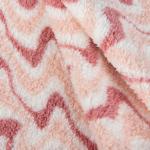 Soft 100% Polyester Jacquard Sherpa Fleece Fabric for Winter Clothing Knitted