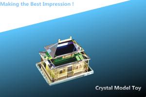 Wholesale building model/office craft/crystal model/glass craft/crystal gift/metal palace/craft from china suppliers