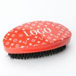 Ergonomic Custom 360 Wave Brush Wooden Bristle Hair Brush For Men'S Hair