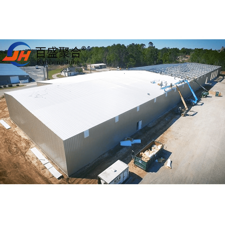 Q235B/Q345B Low Carbon Steel Prefabricated Warehouse Workshop Building for Industrial