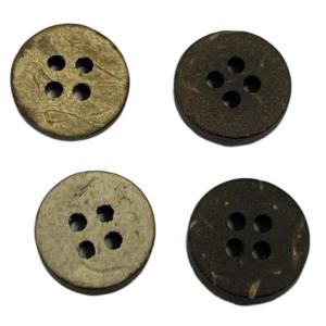 Wholesale 4 Hole 11mm Sewing Knitting Garment Natural Material Buttons / Coconut Buttons from china suppliers