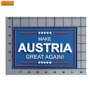 Velcro Hook / Loop PVC 2D 3D Rubber Embossed Patches