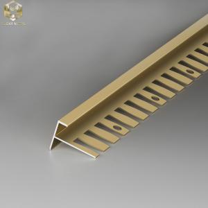Wholesale ODM 10mm Square Edge Tile Trim Panel Extrusions Stair Nosing from china suppliers