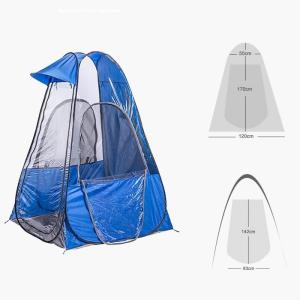 Wholesale 120*120*170CM Lightweight Portable Blue Transprent Waterproof Polyester Pop Up Sports Tents from china suppliers