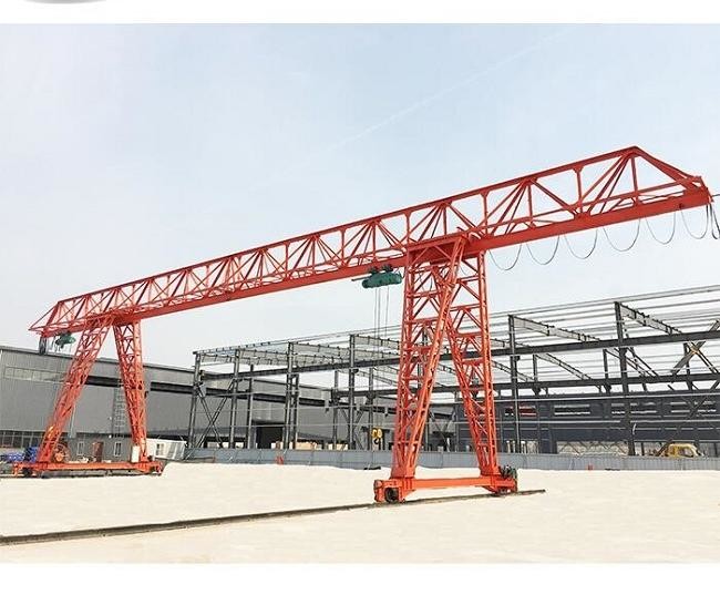 Electric Hoist Single Beam Gantry Crane MH Type 3.2ton To 32ton Lifting Capacity