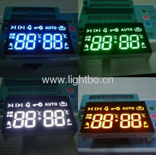 Custom Design Multi-color 7-segment LED Display 0.58-inch Four-digit