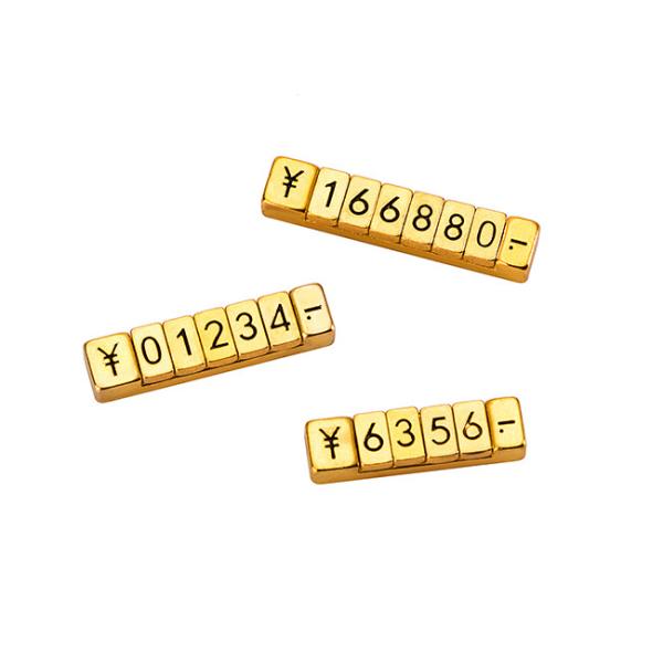 Magnetic Store Price Display Rack Metal Price Cube For Clothing Jewelry