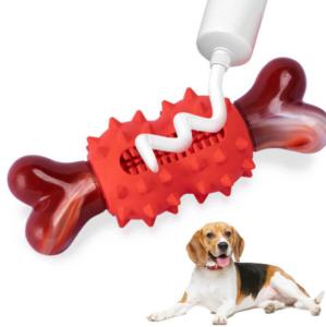 Wholesale Natural Rubber Bones Safe Chew Toys For Dogs 25x18CM from china suppliers