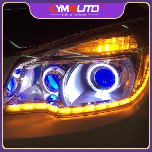 Wholesale 12V Daytime Running LED Lights Waterproof Car Gem LED Light Bar DRL Flowing Turn from china suppliers