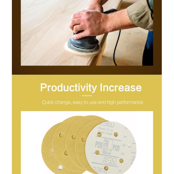 3M High quality hook and loop psa abrasive sand paper disc manufacturers 236U 216U adhesive sanding disc ROLL
