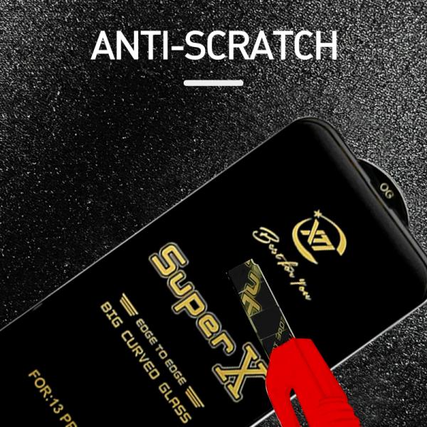 Super X Big Curved Class Full Glue Tempered Glass Screen Protector For Iphone Huawei