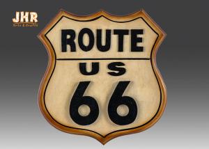 Wholesale Classic Route US 66 Wall Signs Wooden Wall Plaques Antique MDF Pub Sign Wall Decor from china suppliers