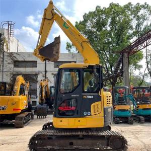 Wholesale used excavator komatsu pc78 mini 7tons Second hand digging 7ton 8tons mini used komatsu excavator pc78 from china suppliers