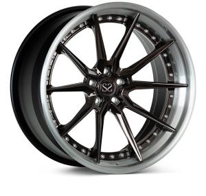 Wholesale 21 staggered 3 piece forged wheel deep concave lip rims jant 5x114.3 from china suppliers