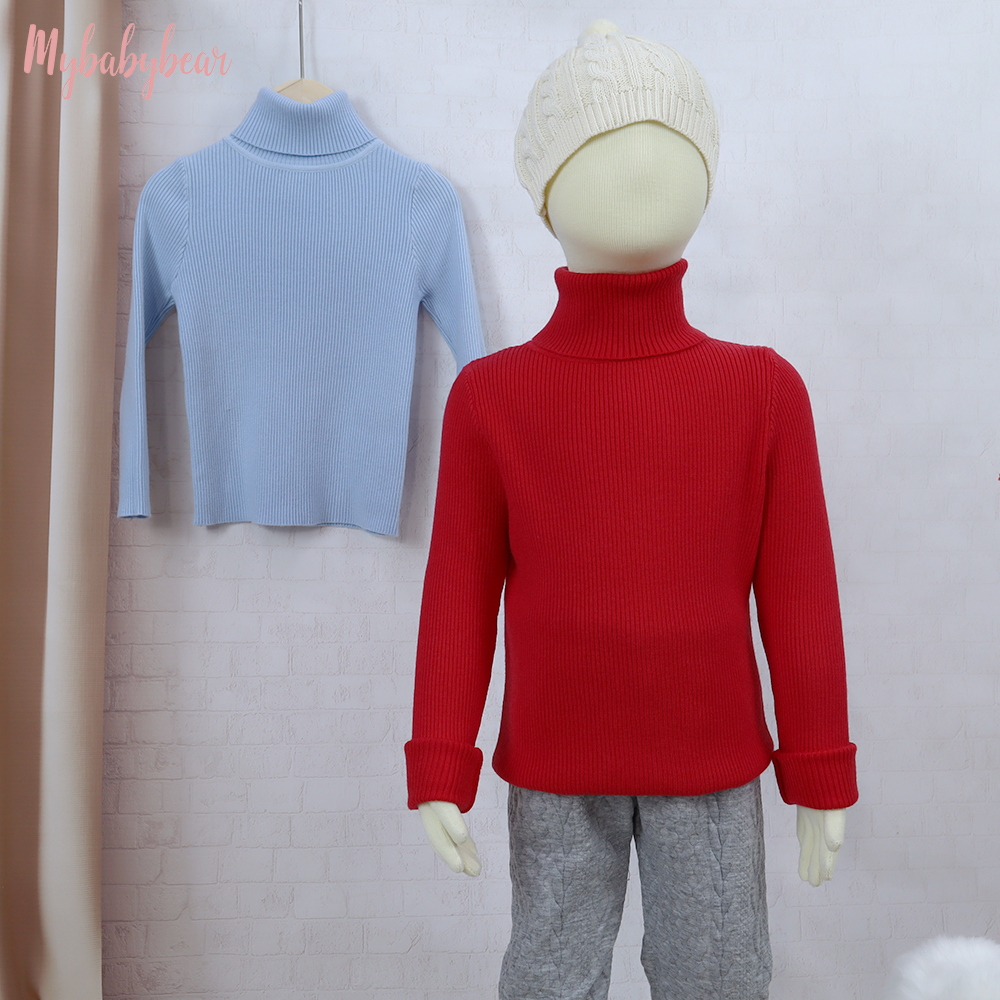 In stock baby knit sweater jumper designs slim fit baby girls' sweater clothes for autumn winter
