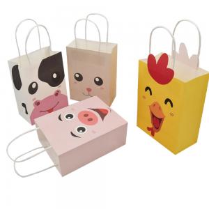 Wholesale Craft Custom Paper Shopping Bags FCS Cmyk Printing Eco Friendly from china suppliers