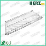 Customized ESD Storage Shelves , Industrial Wire Shelving System Resistance 10e6