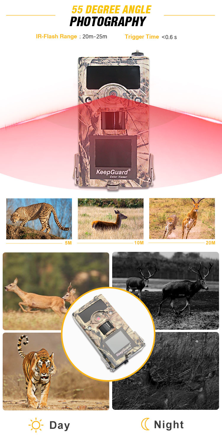 250g Scouting Trail Camera That Sends Pictures To Cell Phone / 12mp 3g Hunting Camera Waterproof hunting camera