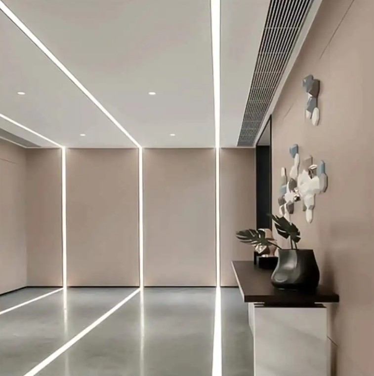 Anodizing Aluminium Profile For Led Strips Plaster-In Led Aluminum Channel