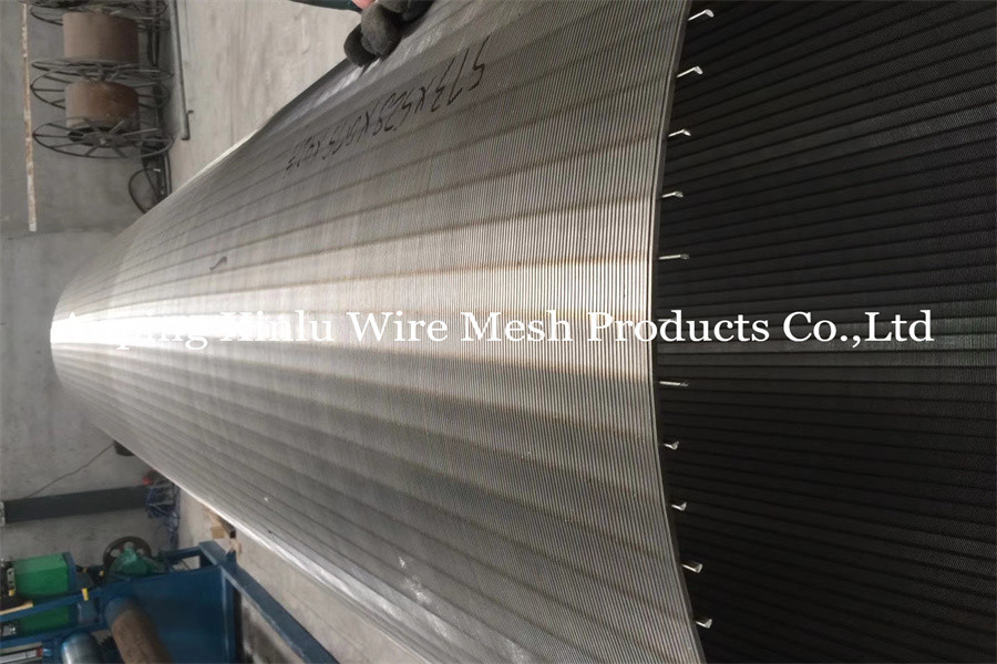 Welding Ring Johnson Wedge Wire Screen Pipe With Point Welding Technique