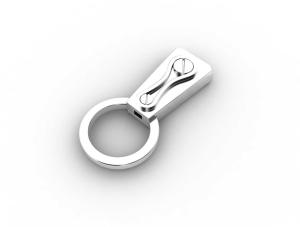 Wholesale Tagor Jewelry Top Quality Trendy Classic Men's Gift 316L Stainless Steel Key Chains ADK81 from china suppliers