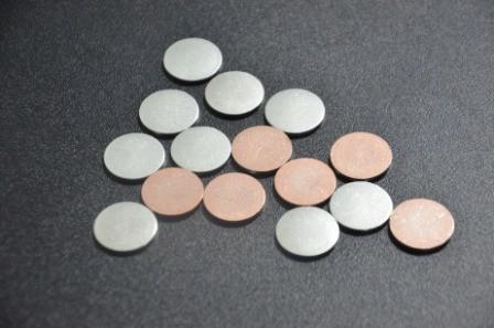 Electrical Trimetal Moving Contacts / Bimetal Contact Rivets Powder Metallurgy