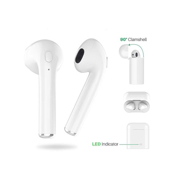 Tws I7s Bluetooth Earphone Headset , Wireless Stereo Earbuds With Mic Headset