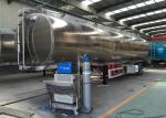 3 Axles 50000 Liters Semi Trailer Fuel Tank Truck For Carrying