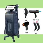 755nm 808nm 1064nm Multifunctional Beauty Machine Pico Nd YAG Laser With RF