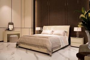 Wholesale Villa Furniture Leather Divan Design King Size Frame Modern Luxury Bed from china suppliers