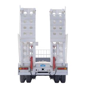 Wholesale Steel Three-Axle Lowbed Trailer for Bulk Cargo at 137500 to 26000*2500to2550 Height from china suppliers