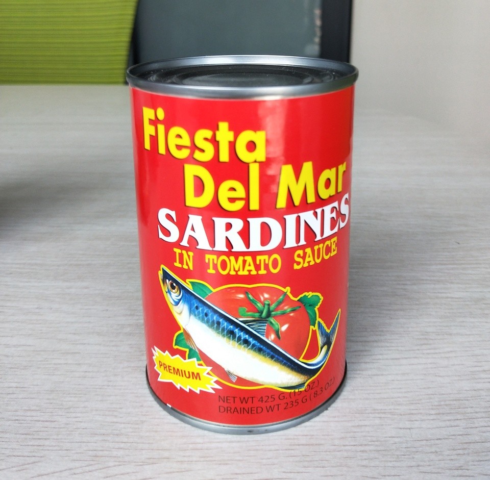 425g Jack Mackerel Canned In Brine In Tomato Sauce From China