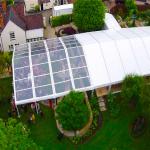 60m Wide Aluminum Alloy 300 Seater Tent 18x30 PVC Fabric Cover