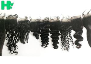 Wholesale Brazilian Human Hair Closure 4*4 Closure Extensions With baby hair For Women from china suppliers