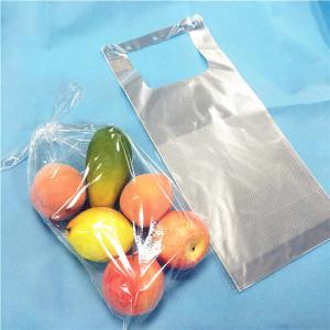 Wholesale China Manufacturer Recycle Self Adhesive Micro Perforated Bag Vest Handle Bags Packaging Bag For Fruit from china suppliers