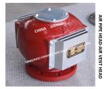 AIR CAP FOR NOSE PEAK VENTILATION model： ES125QT CB / T3594-1994, BODY CAST IRON