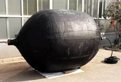 Inflatable pipe plug construction diagram