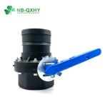 Water Media PE Butterfly Valve with Centre Sealing and High Temperature