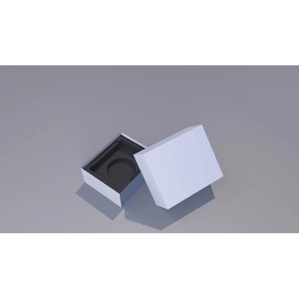 White Lid And Based Paperboard Gift Boxes For Jewelry Packaging