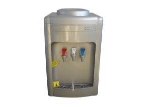 Wholesale OEM Silver Color 3 Tap Water Cooler Dispenser , Tabletop Bottled Water Dispenser from china suppliers