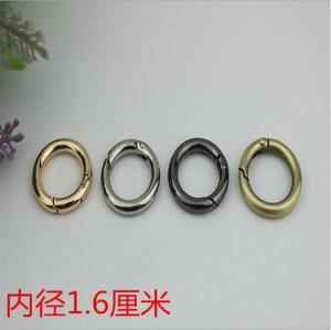 Wholesale Wholesale gold color handbag hardware zinc alloy 16mm round shape metal spring split ring from china suppliers