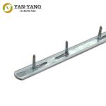 best factory price durable sofa iron metal tack strip with PVC cover