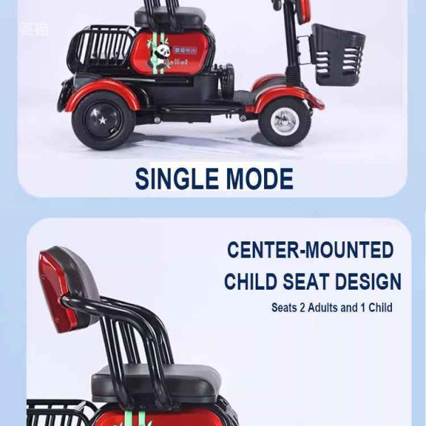 Compact And Agile Senior Electric Mobility Scooter Narrow For Easy Parking & Elevator Access