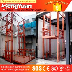Wholesale CE approved guide rail chain cargo lifting equipment from china suppliers