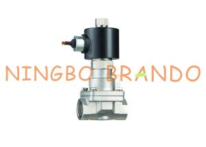 Wholesale PS-25NK 1&quot; Threaded NO Stainless Steel Solenoid Valve 24VDC 220VAC from china suppliers