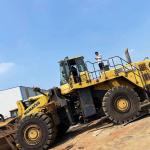 Large Komatsu WA600-6 Used Loader 393KW Rated Power 7m3 Bucket Capacity