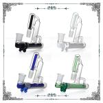 Glass Ashcatchers 18mm Recycler Ash Catcher For Smoking Bongs Mix Color